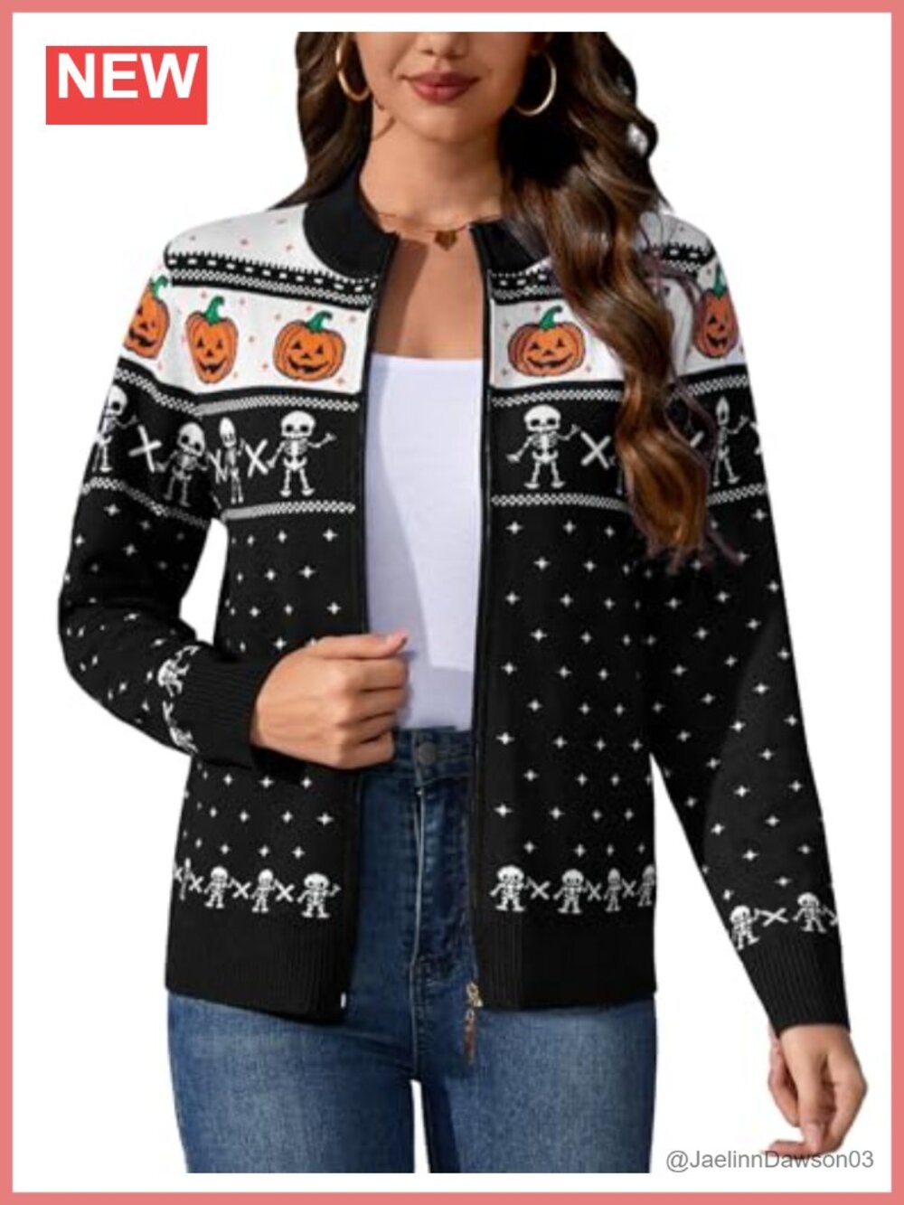 Women's Long Sleeve Knitted Zip Up Sweater Cardigan Lightweight Zipper Jacket